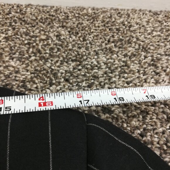 Vintage Polo Ralph Lauren Suit 38R Flannel Wool Chalk Striped 33x29 USA Made - Picture 13 of 16